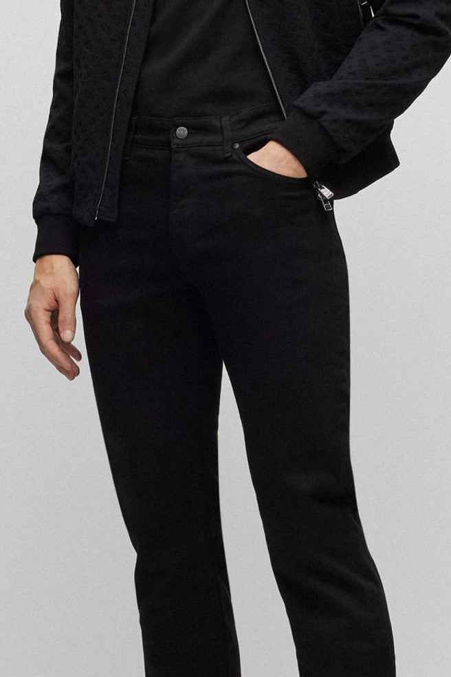 Gambluss Jet Black Twill Pant