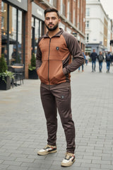 Gambluss Urban Vogue winter Tracksuit-Brown