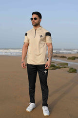 Gambluss Athleisure Dryfit Tracksuit- Milky/Black