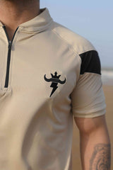 Gambluss Athleisure Dryfit Tracksuit- Milky/Black