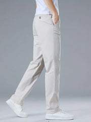 Gambluss Off-White Twill Cotton Pant