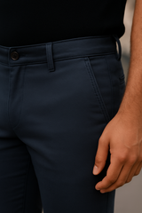 Gambluss charcoal Twill Cotton Pant