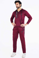 Gambluss Rocco Sports Tracksuit- Burgundy