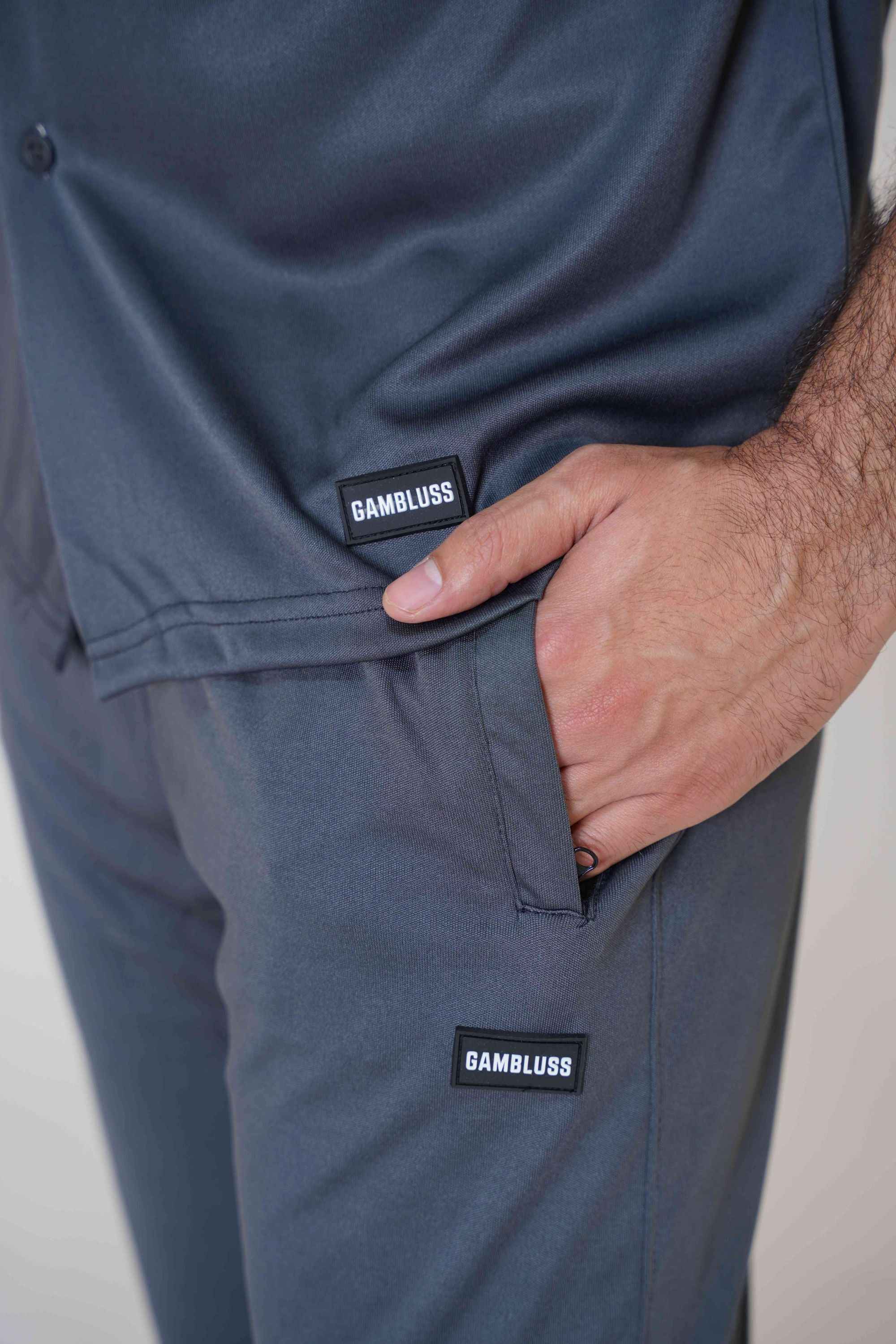 Gambluss Safari Summer tracksuit - charcoal - Gambluss Wardrobe