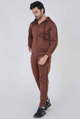 Limited Edition Elegance Winter Tracksuit- Brown