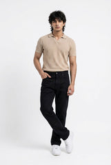 Gambluss Essential Black Straight Fit Stretch Chino Pant | Premium Men's Chinos
