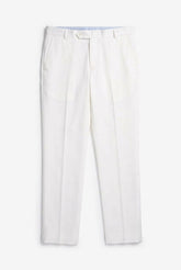 Gambluss White Tuxedo Dress Pants – Premium Formal Fit for Men