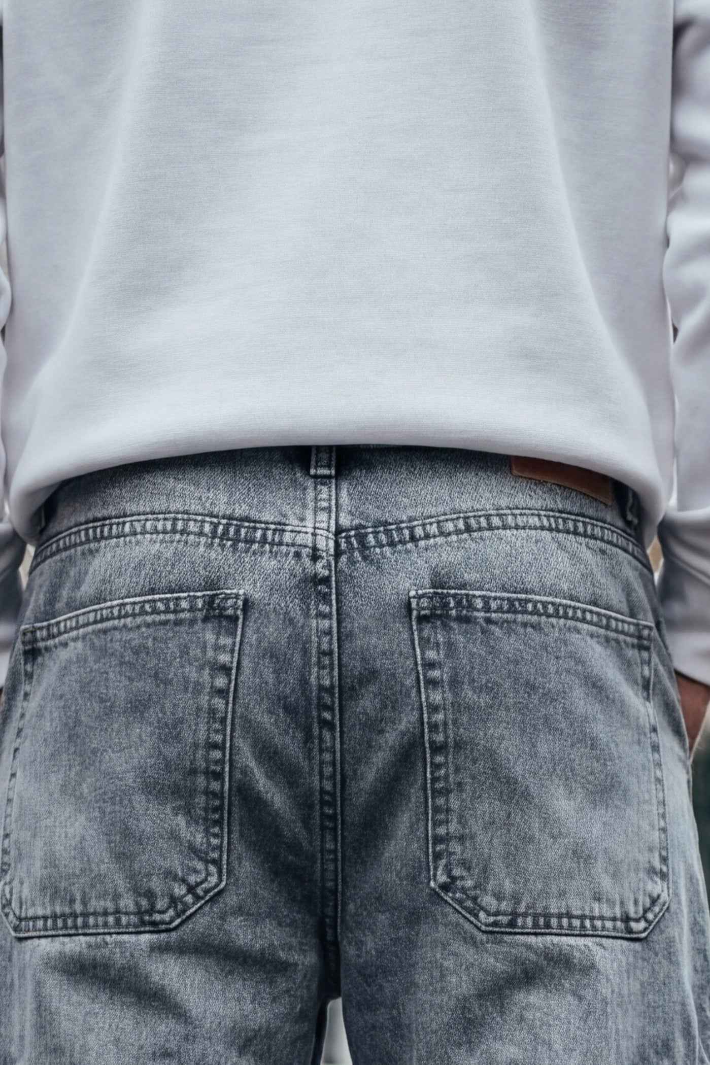 Gambluss Relaxed-Fit Cut-Pocket Pant - Gray