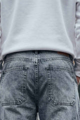 Gambluss Relaxed-Fit Cut-Pocket Pant - Gray