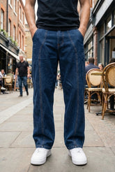 Gambluss Designer Relaxed-Fit Pant- Navy Blue - Gambluss Wardrobe