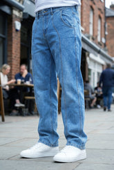 Gambluss Designer Relaxed-Fit Pant- Light Blue - Gambluss Wardrobe