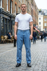 Gambluss Designer Relaxed-Fit Pant- Light Blue - Gambluss Wardrobe