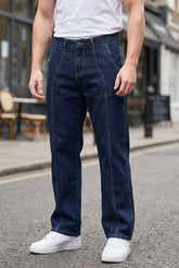 Gambluss Designer Relaxed-Fit Pant- Dark Navy - Gambluss Wardrobe