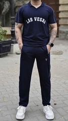 Gambluss Las-Vegas Cotton Twinset- Navy - Gambluss Wardrobe