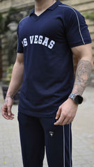 Gambluss Las-Vegas Cotton Twinset- Navy - Gambluss Wardrobe