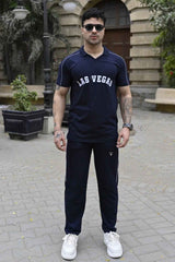 Gambluss Las-Vegas Cotton Twinset- Navy - Gambluss Wardrobe