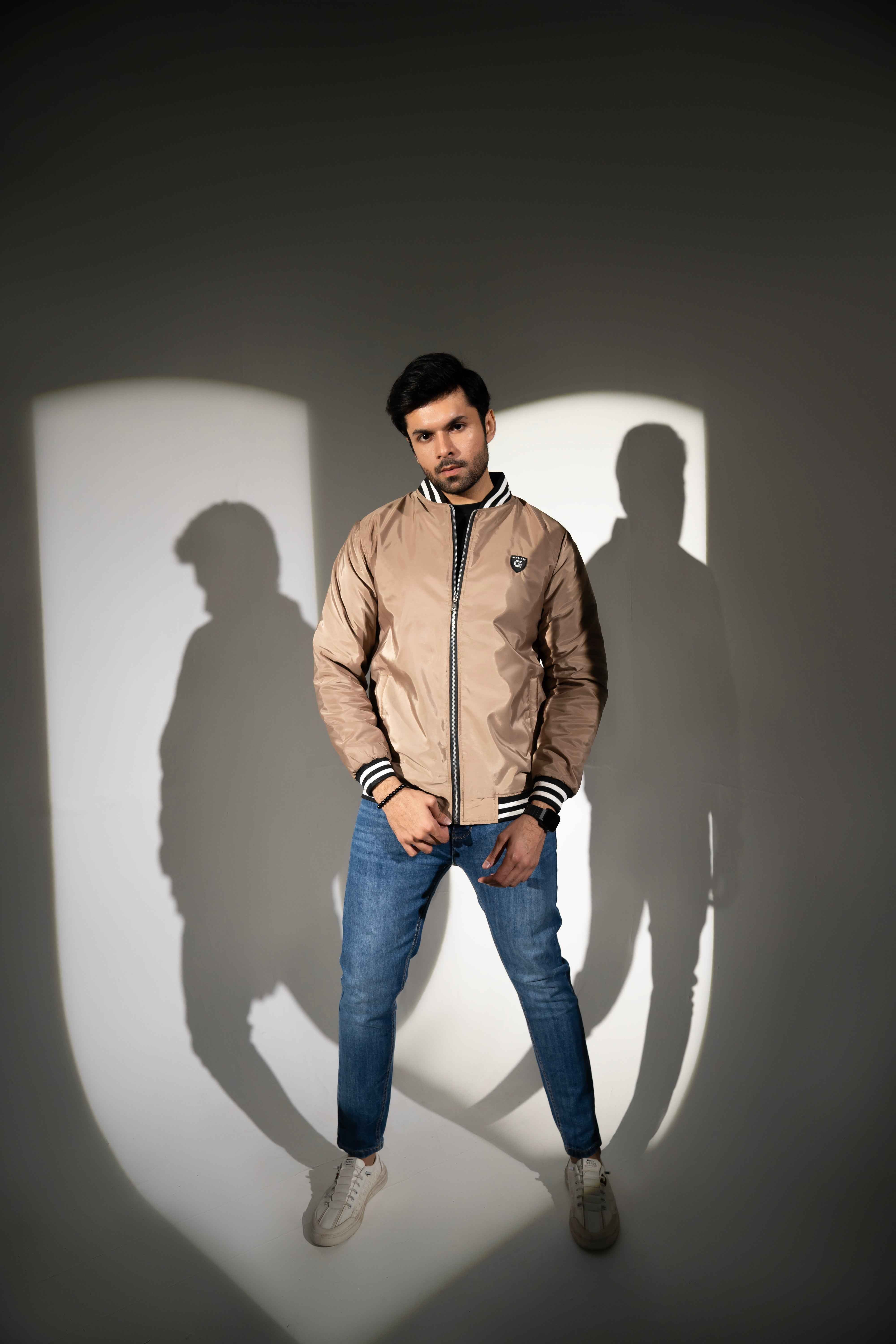 Pine Colour Bomber Jacket