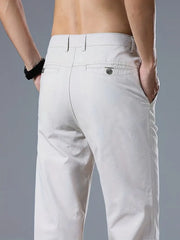 Gambluss Off-White Twill Cotton Pant