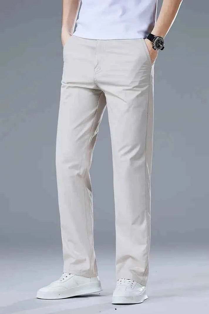 Gambluss Off-White Twill Cotton Pant