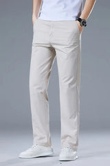 Gambluss Off-White Twill Cotton Pant