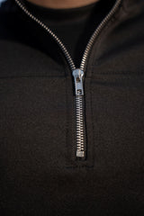 Black Velocity Tracksuit | Imported Scuba Fabric 4-Way Stretch – Gambluss