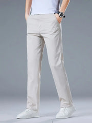 Gambluss Off-White Twill Cotton Pant