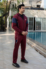 Gam Elite Motion Winter Tracksuit – Maroon & Navy