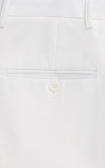 Gambluss White Tuxedo Dress Pants – Premium Formal Fit for Men