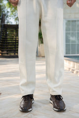 Gambluss Hazel Stripe Cotton Fleece Tracksuit | Brown