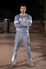 Gambluss Space Blue Momentum Tracksuit | Imported Scuba 4-Way Stretch