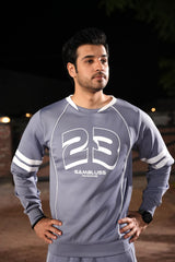 Gambluss Space Blue Momentum Tracksuit | Imported Scuba 4-Way Stretch