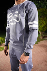 Gambluss Space Blue Momentum Tracksuit | Imported Scuba 4-Way Stretch