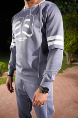 Gambluss Space Blue Momentum Tracksuit | Imported Scuba 4-Way Stretch