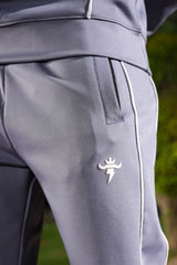 Gambluss Space Blue Momentum Tracksuit | Imported Scuba 4-Way Stretch