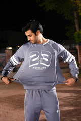 Gambluss Space Blue Momentum Tracksuit | Imported Scuba 4-Way Stretch