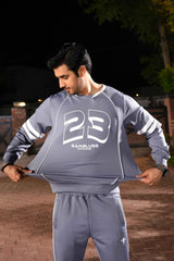 Gam Space Blue Momentum Tracksuit | Imported Scuba 4-Way Stretch