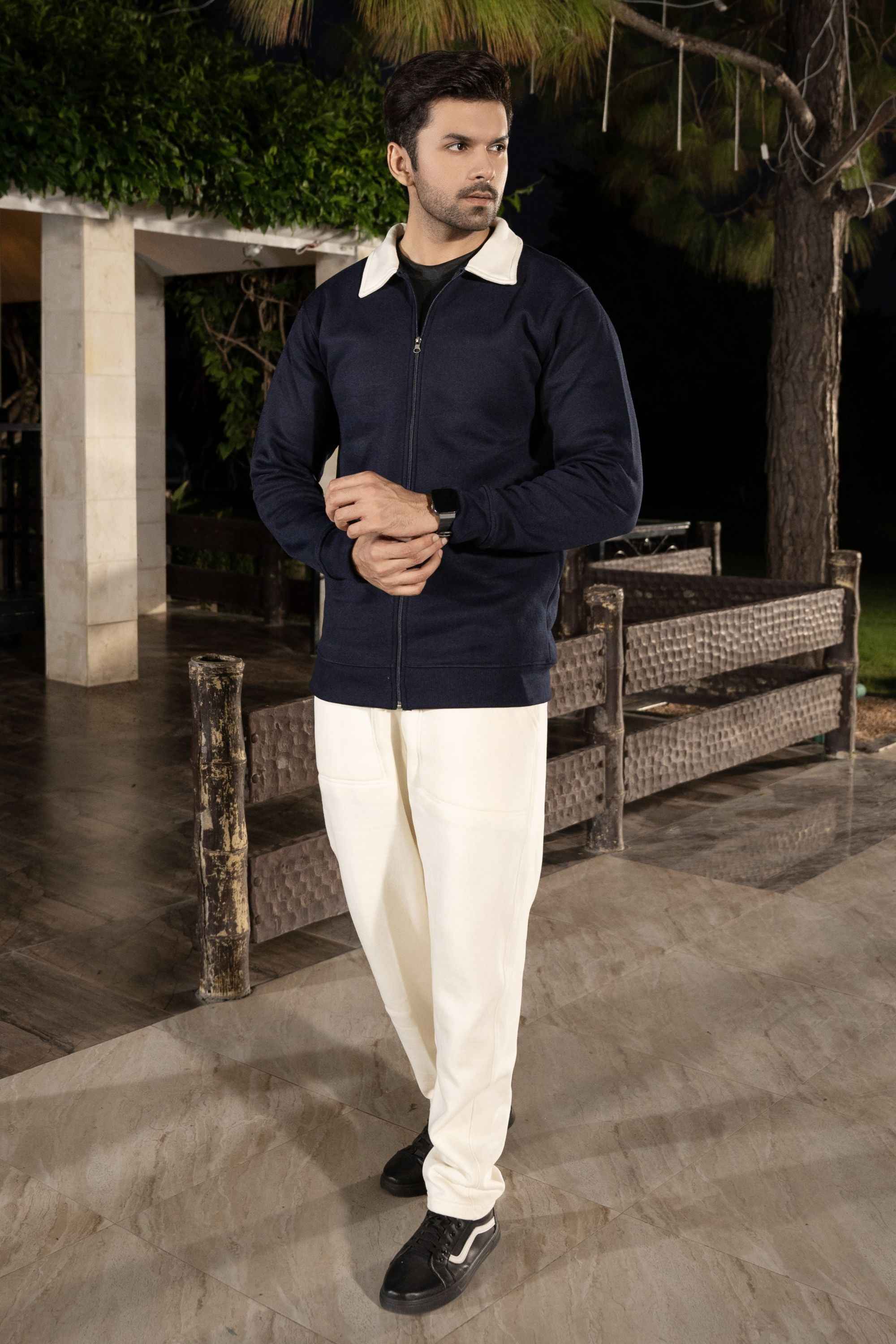 Gam Royal Mist Winter Co-ord Set | Navy