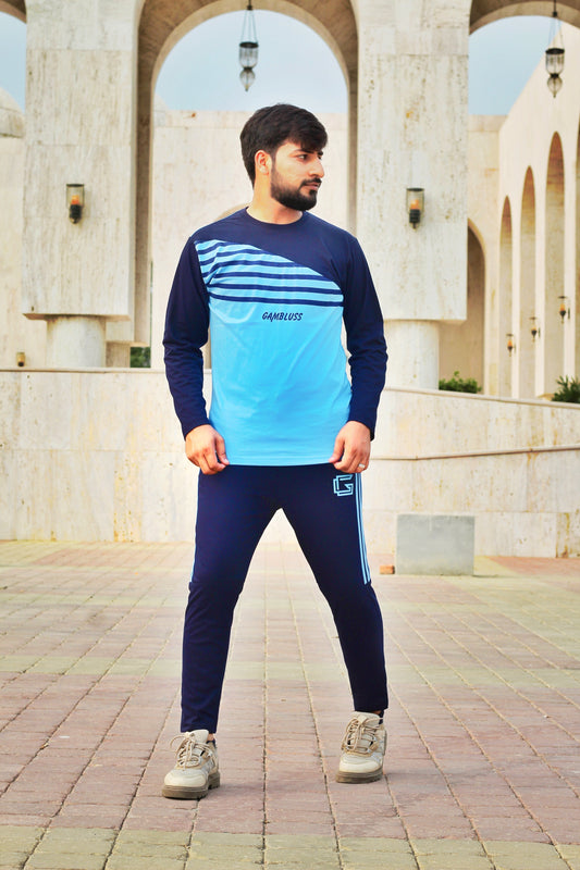 Gambluss Aqua Attire tracksuit- Navy