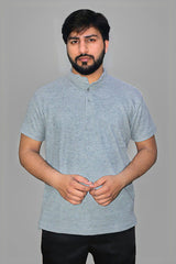 Gambluss Thermal Stripper Henley  POLO - Grey