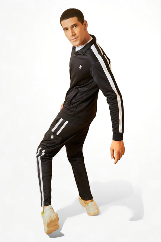 Gambluss Cargo Sports Tracksuit-Black