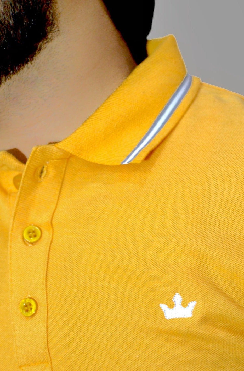 Gambluss plain Pique Polo- Mustard