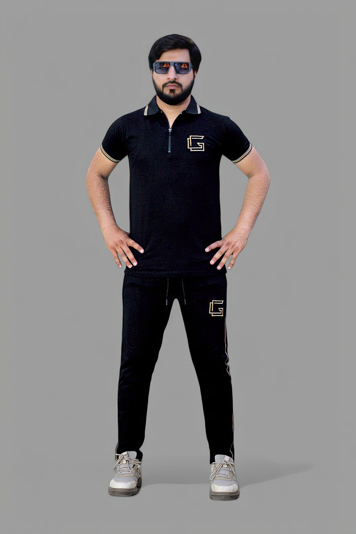 Gentelmen Golden Edition Tracksuit-Black