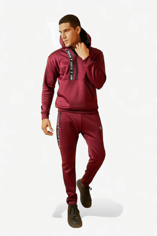 Gambluss Rocco Sports Tracksuit- Burgundy