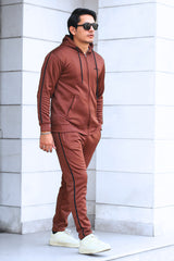 Limited Edition Elegance Winter Tracksuit- Brown