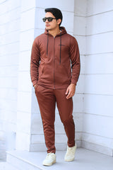 Limited Edition Elegance Winter Tracksuit- Brown