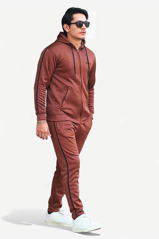 Limited Edition Elegance Winter Tracksuit- Brown