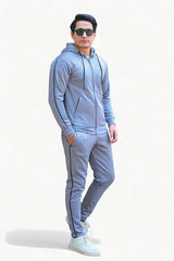 Limited Edition Elegance Winter Tracksuit- Silver