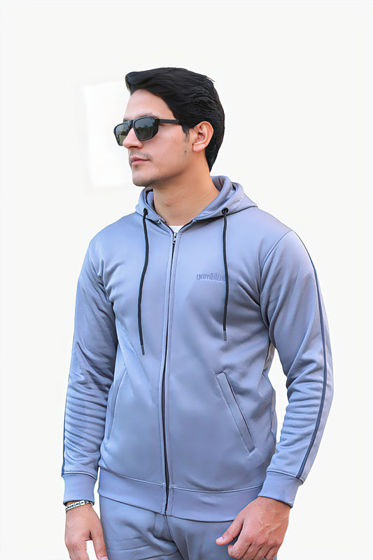 Limited Edition Elegance Winter Tracksuit- Silver