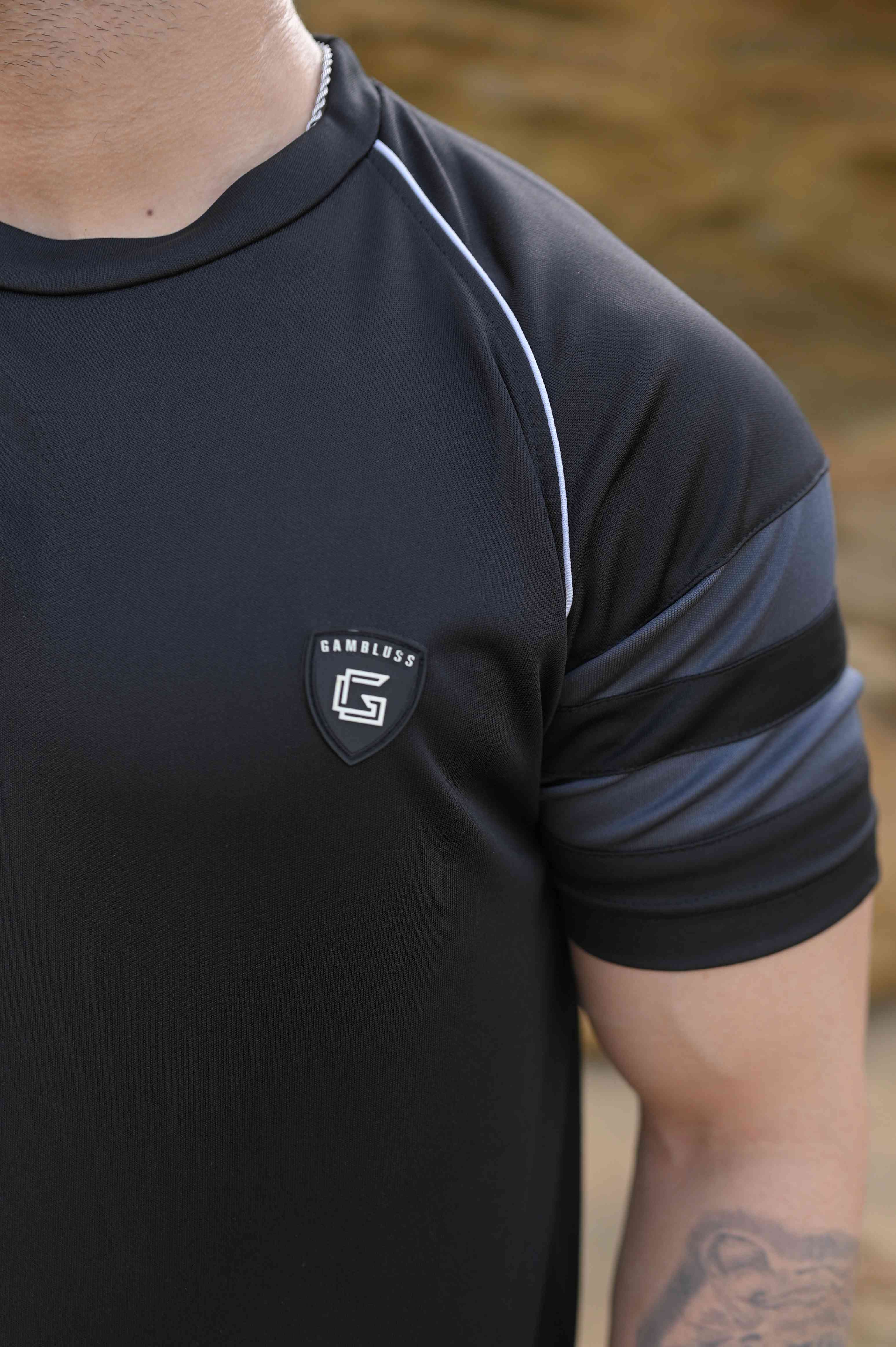 Gambluss Power-flex Quickdry Tracksuit-Black