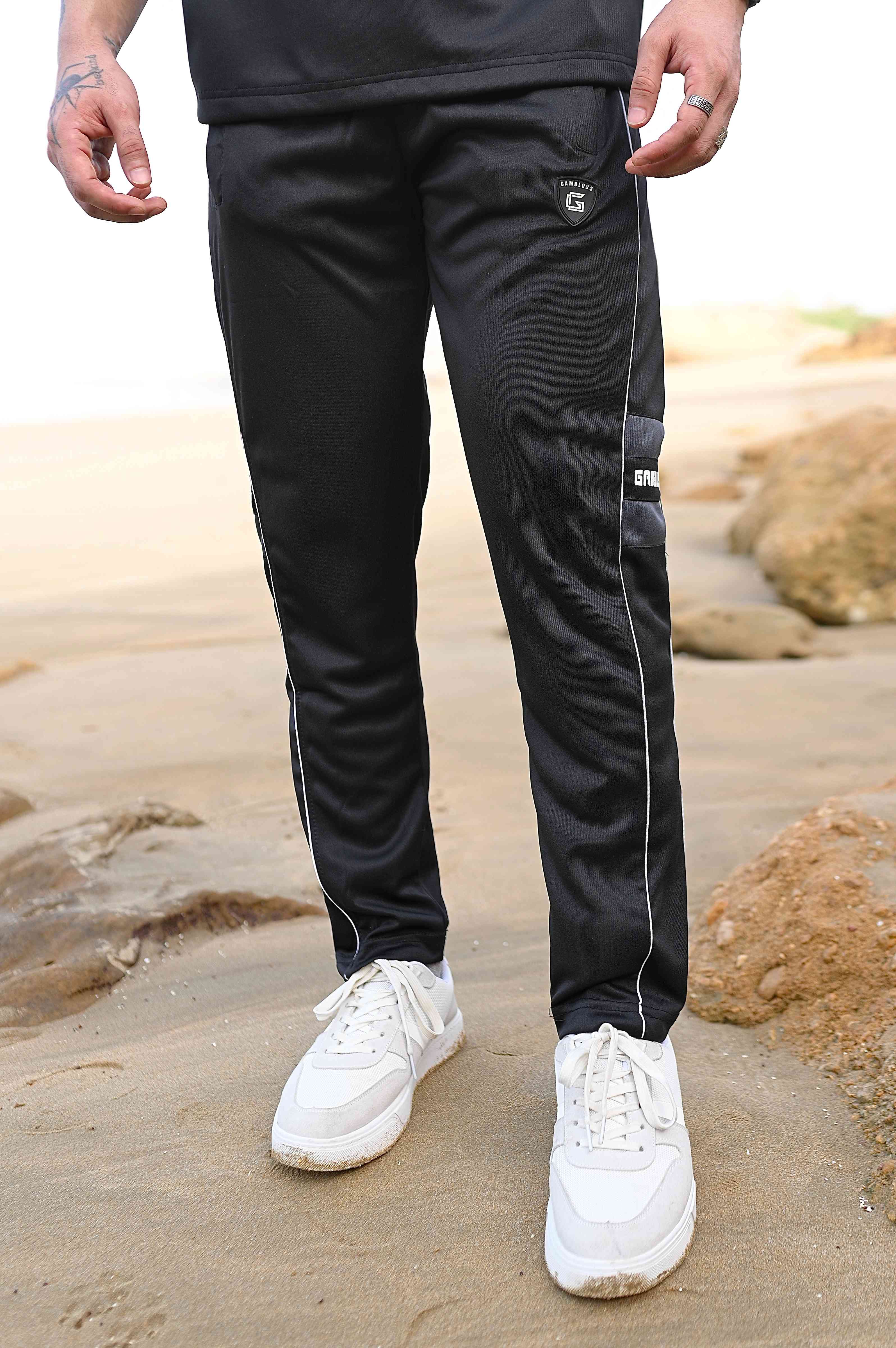 Gambluss Power-flex Quickdry Tracksuit-Black